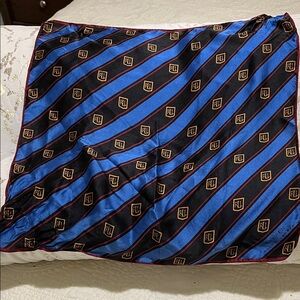 Ralph Lauren Blue and Black Scarf